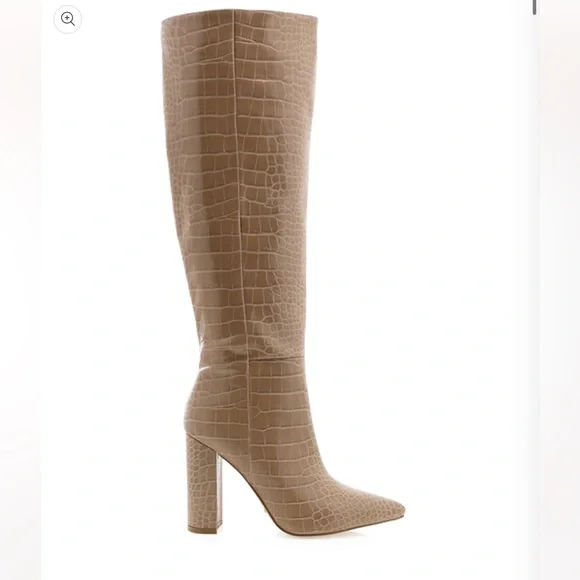 Billini Mila nude croc boot size 9 - Picture 5 of 6